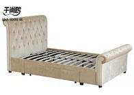 Drawer Storage King Size Bed , Hotel Soft Queen Bed Frame