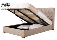 European Upholstered Storage Platform Bed Large Space Home Furnishings