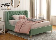 Sturdy / Soft Tall Upholstered Bed Affordable For Apartment / Hotel